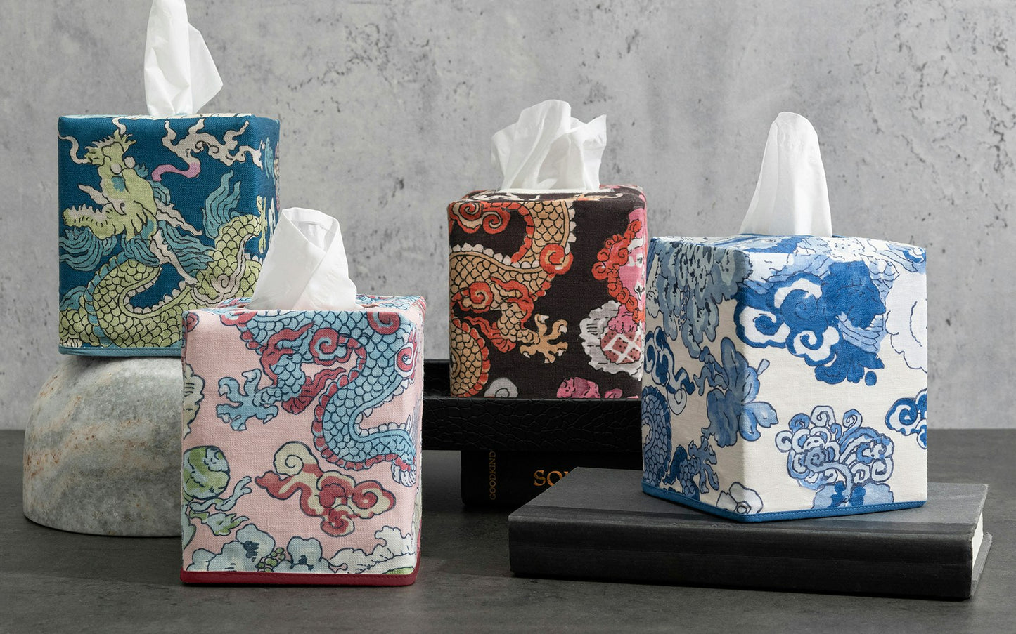 Magic Mountain Tissue Box Cover Paradise
