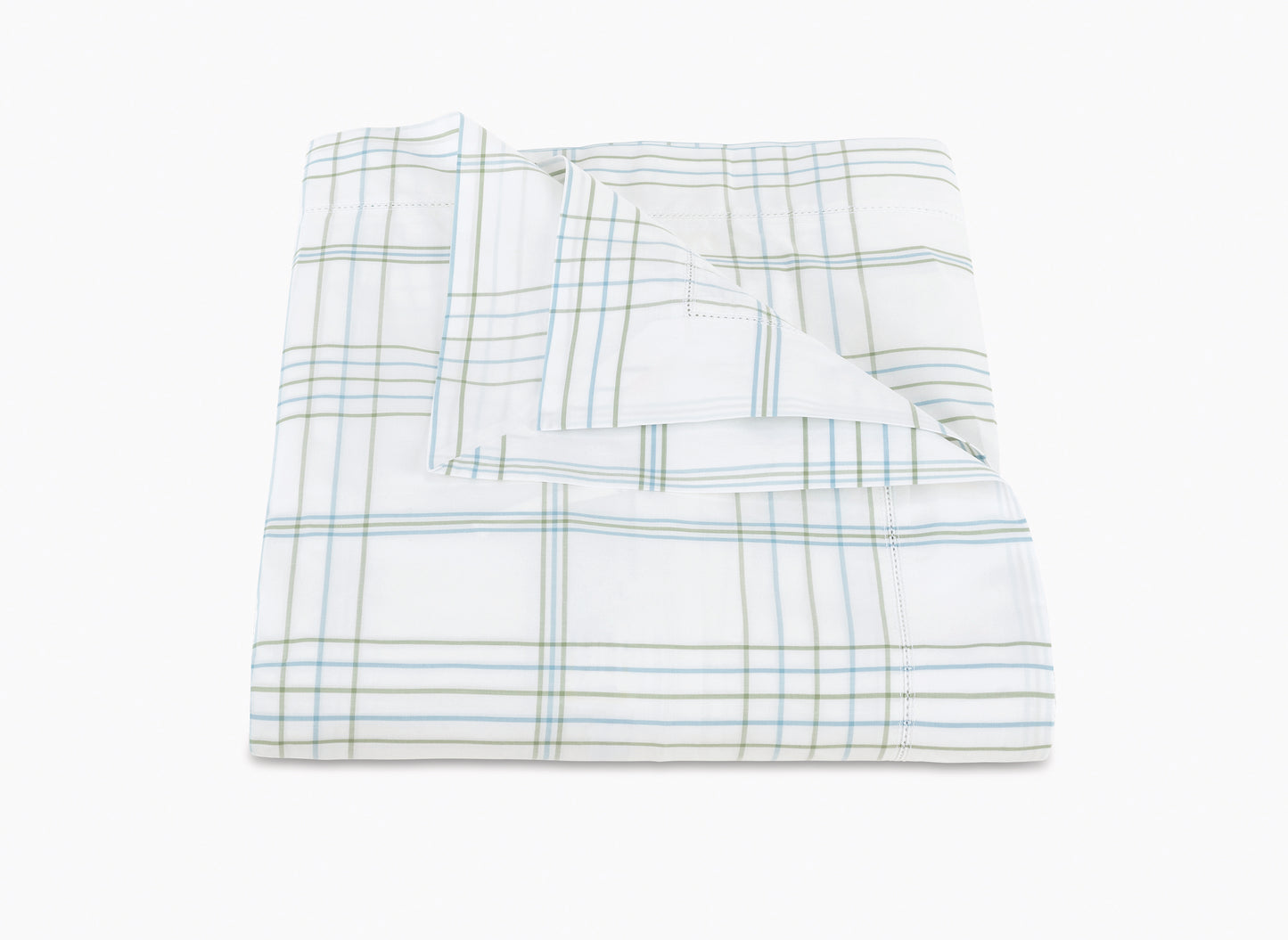 Matouk August Plaid Duvet Cover