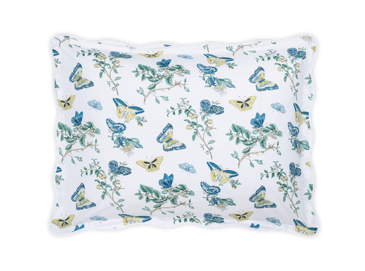 Baudin Butterfly Sham in Blue