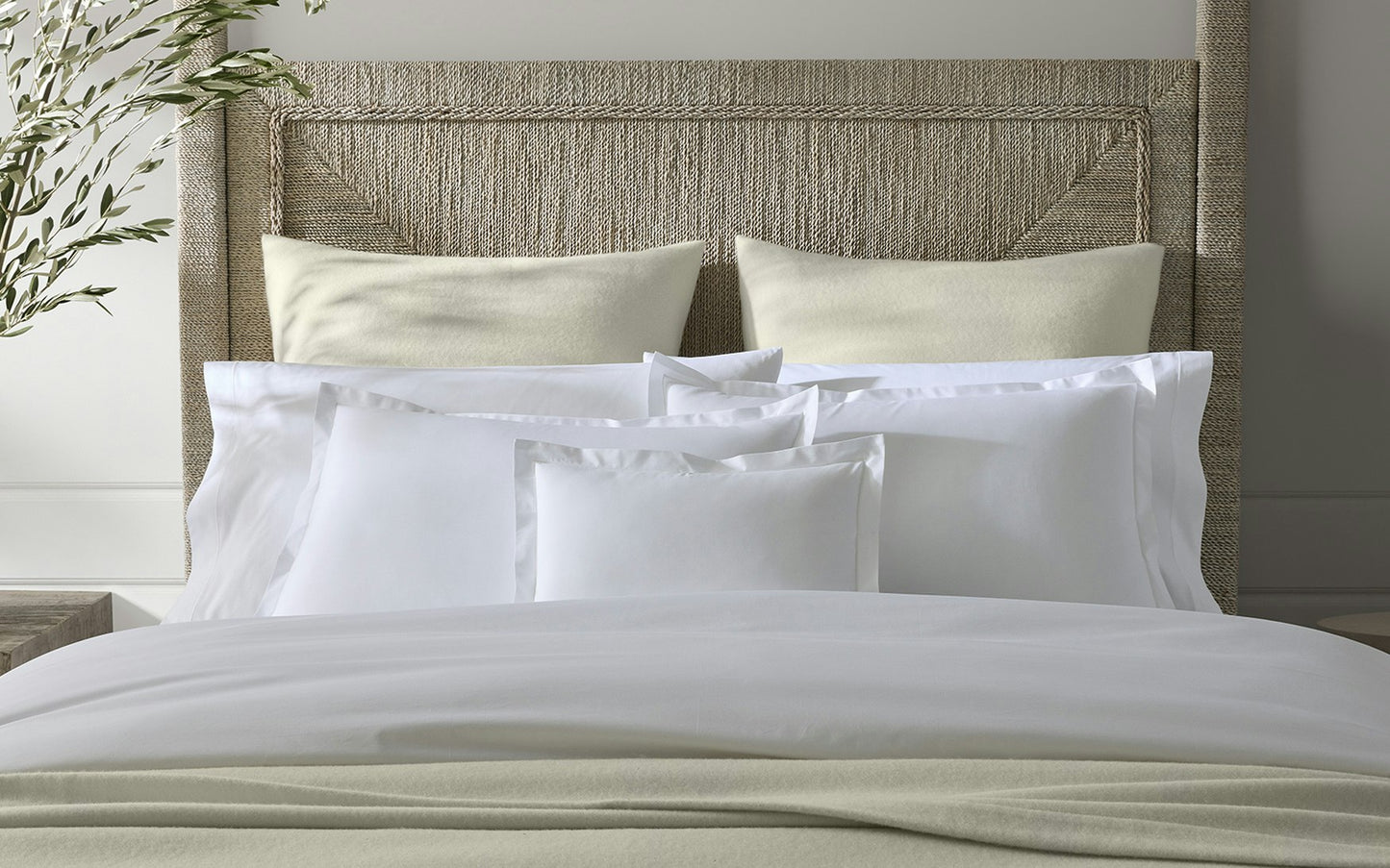 Luca Satin Stitch Flat Sheet