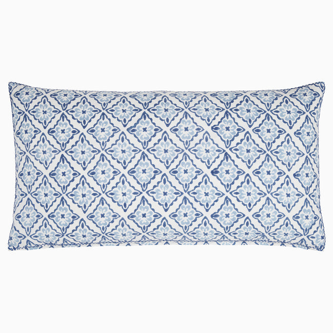 John Robshaw Anju Light Indigo Bolster