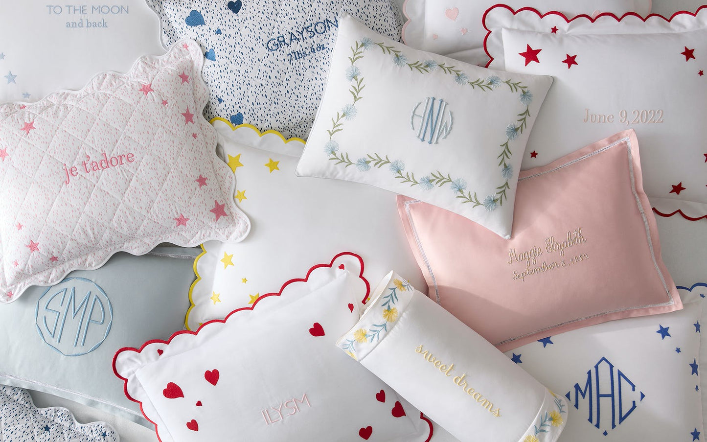 Celine Hearts Mini Pillow