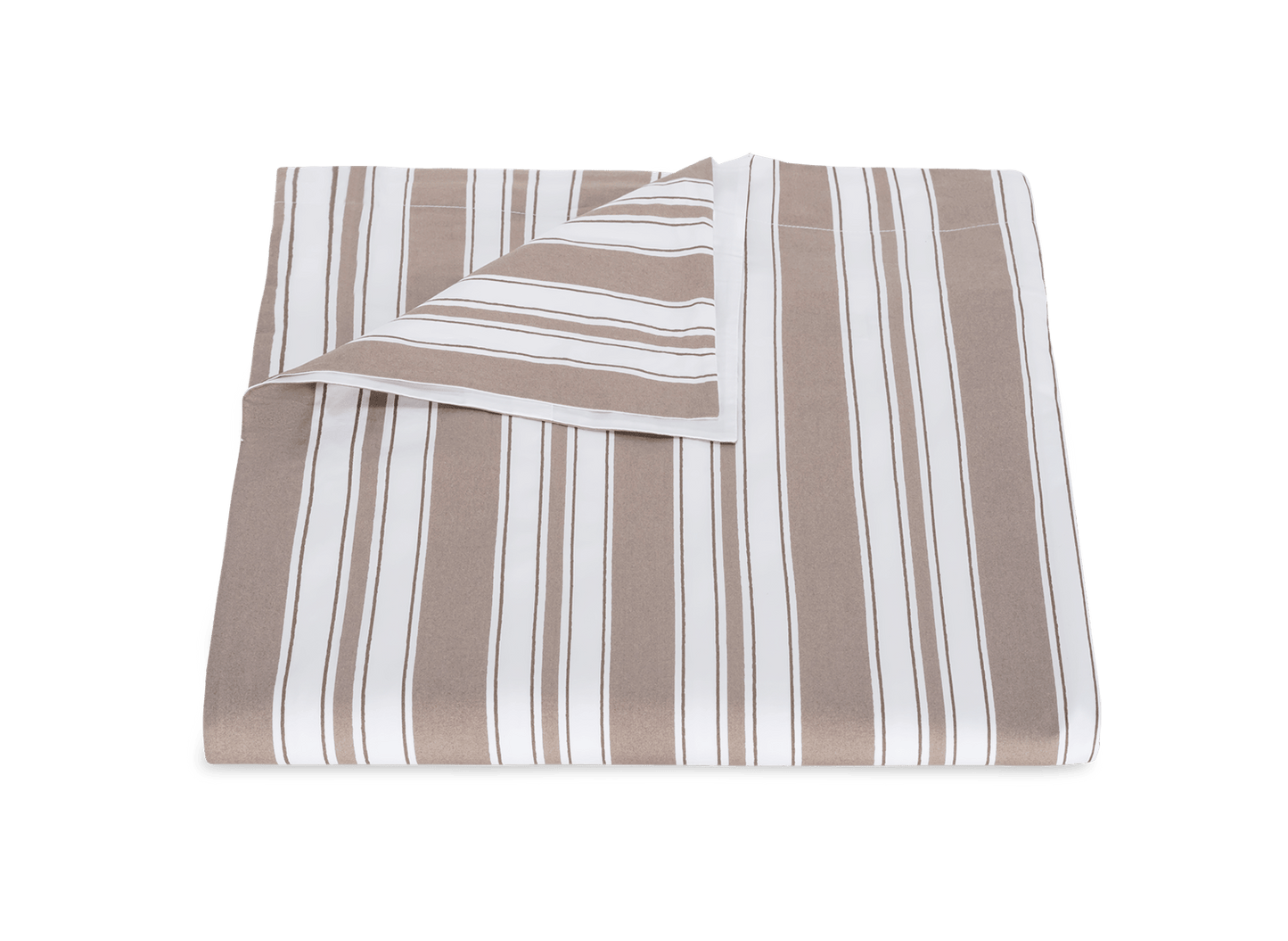 Matouk Elio Duvet Cover in Mocha