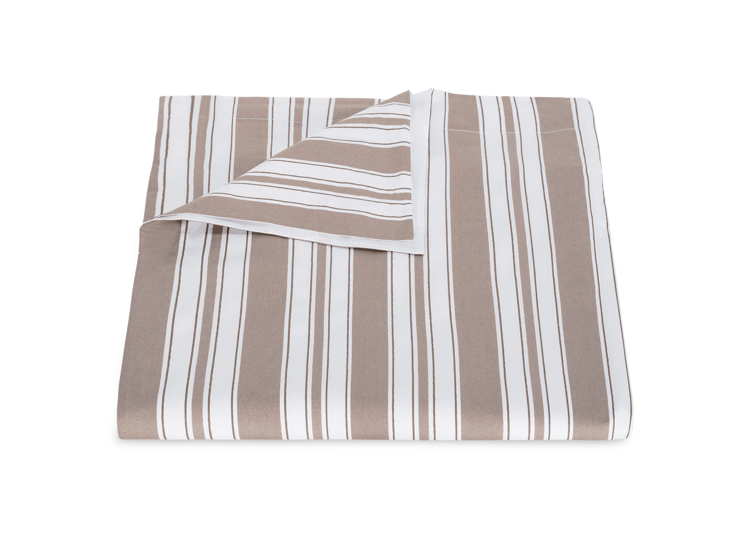 Matouk Elio Duvet Cover in Mocha
