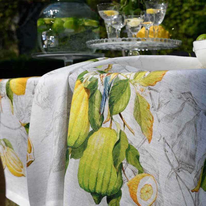 Tessitura Toscana Limoncello Tablecloth