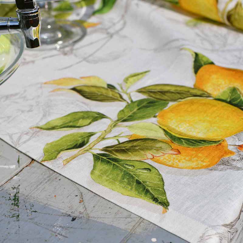 Tessitura Toscana Limoncello Tablecloth