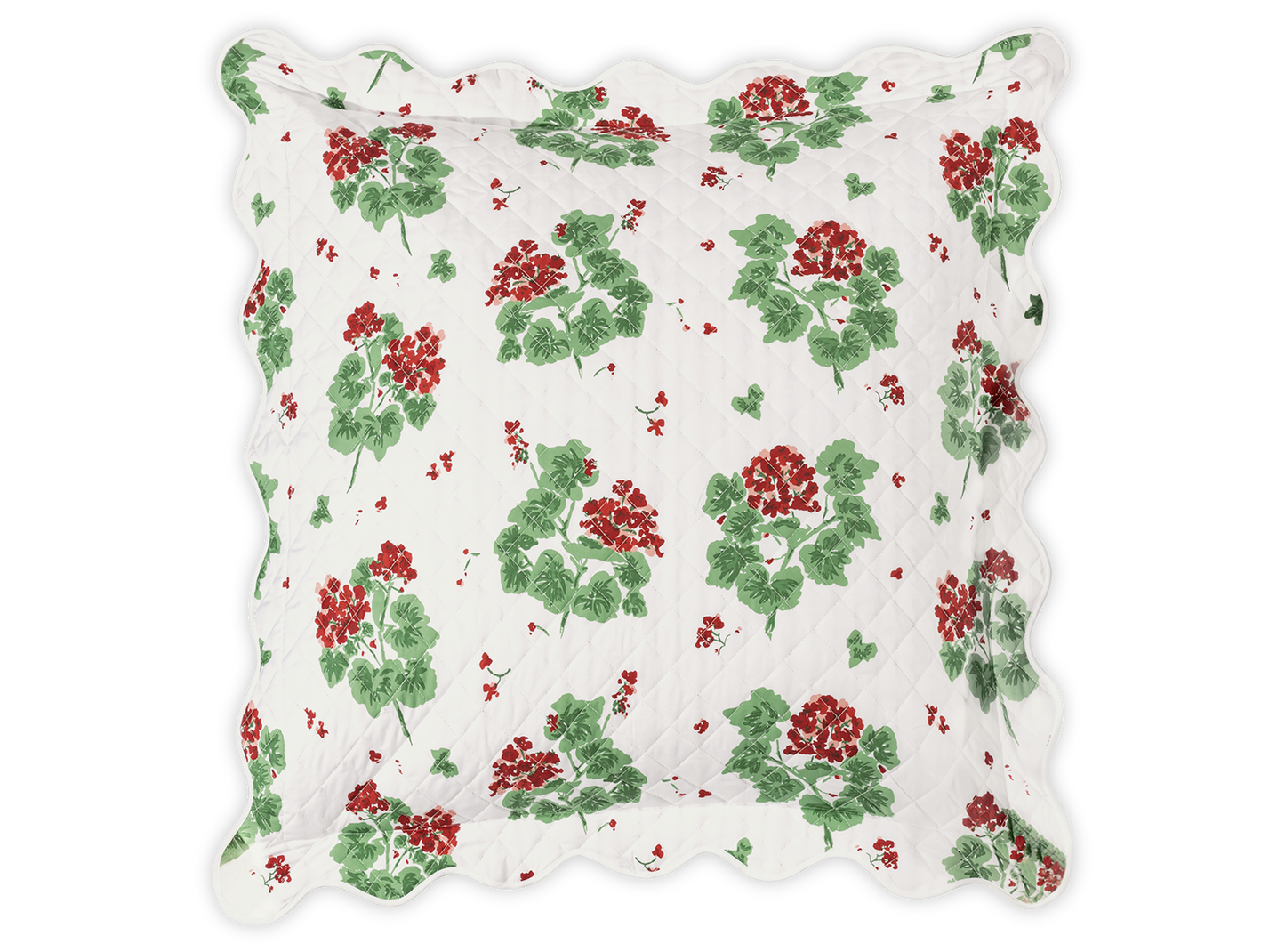 Matouk Geranium Quilted Sham