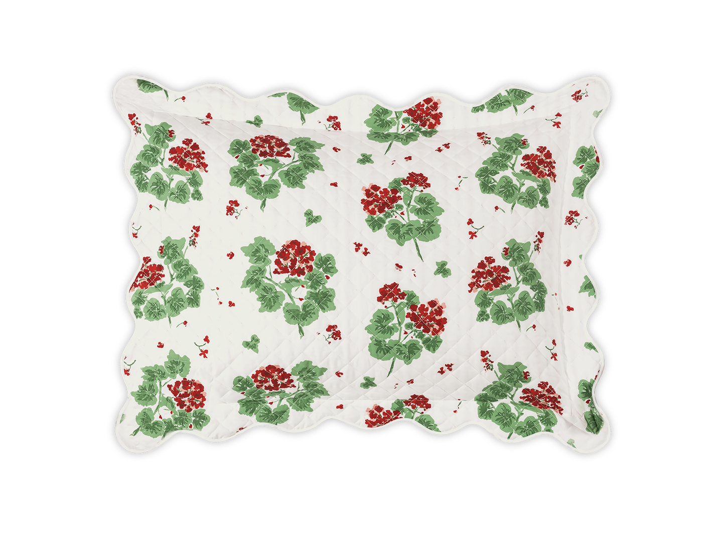 Matouk Geranium Quilted Sham