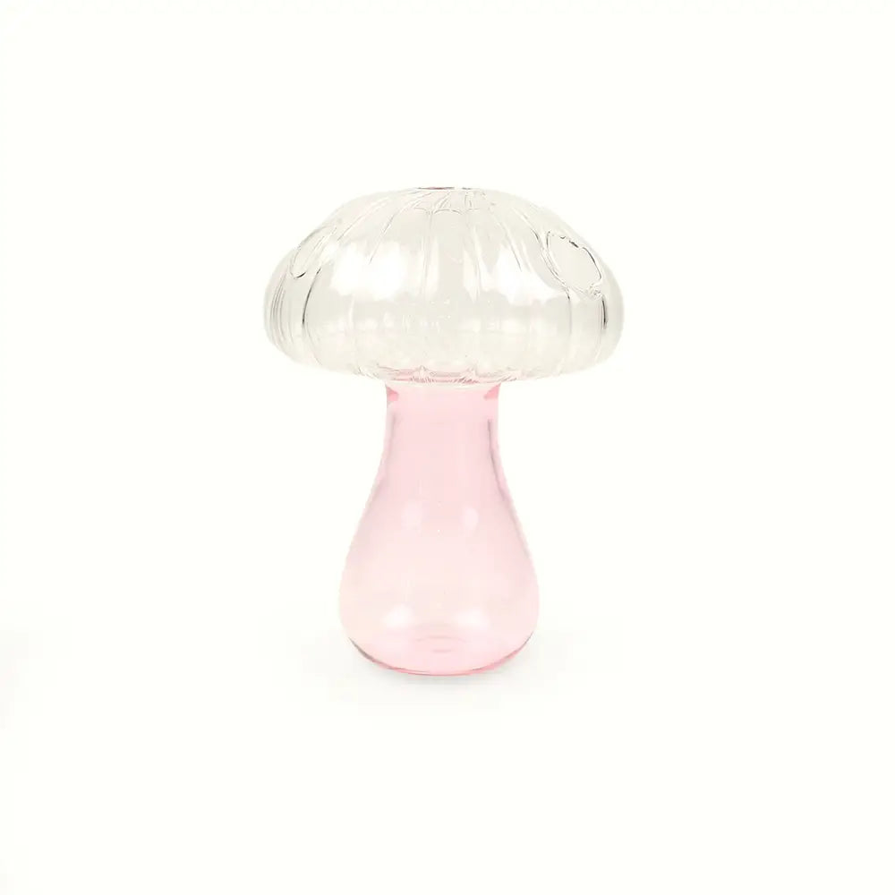 Handcrafted Borosilicate Mushroom Vase