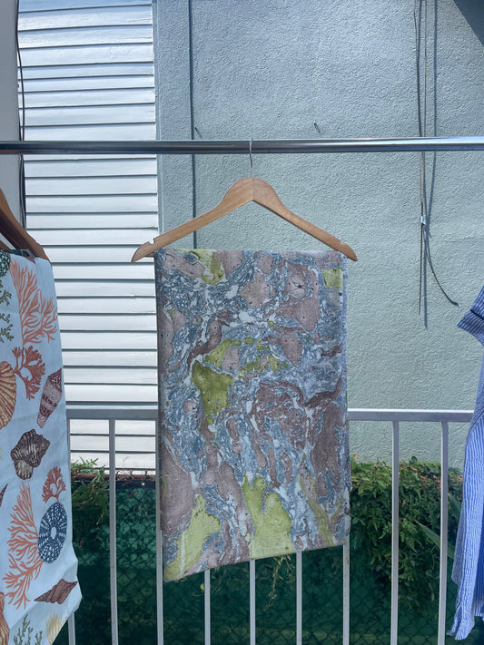 Marbelized Tablecloth