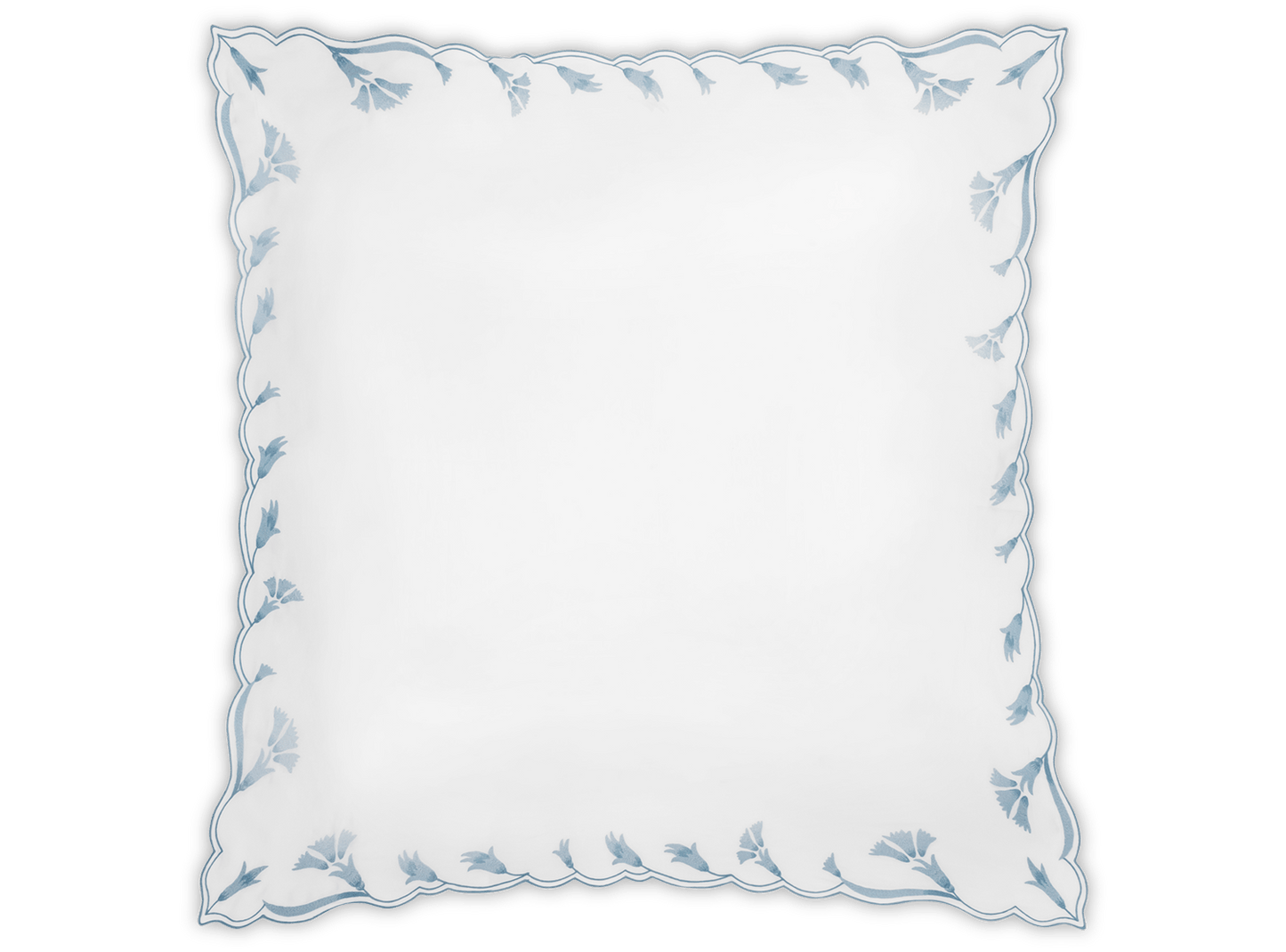 Matouk Marcella Sham in Hazy Blue - Euro
