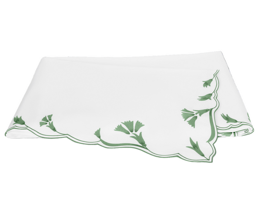 Matouk Marcella Flat Sheet in Clover - King