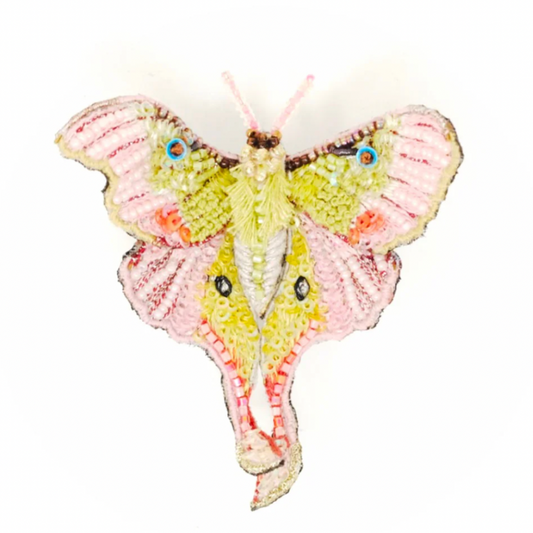 Moon Moth Brooch Pin