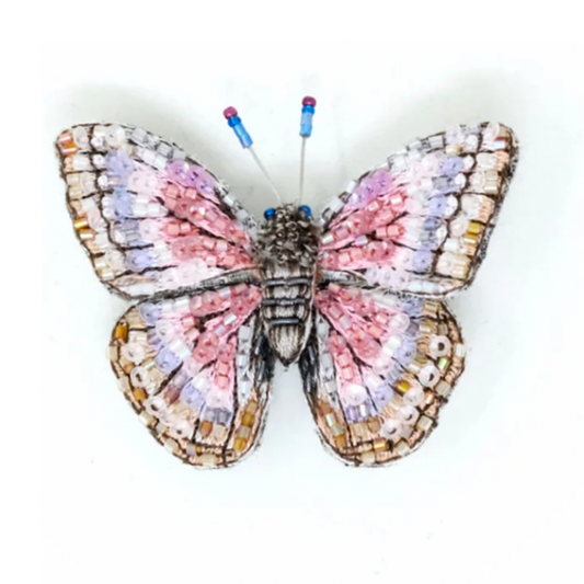 Morpho Godarti Butterfly Brooch Pin