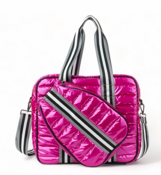 Hot Pink Pickle Ball Bag