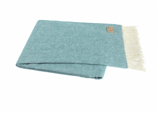 Spruce Herringbone Throw