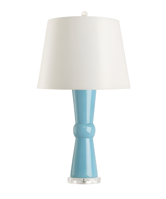 Light Turquoise Clarissa Lamp