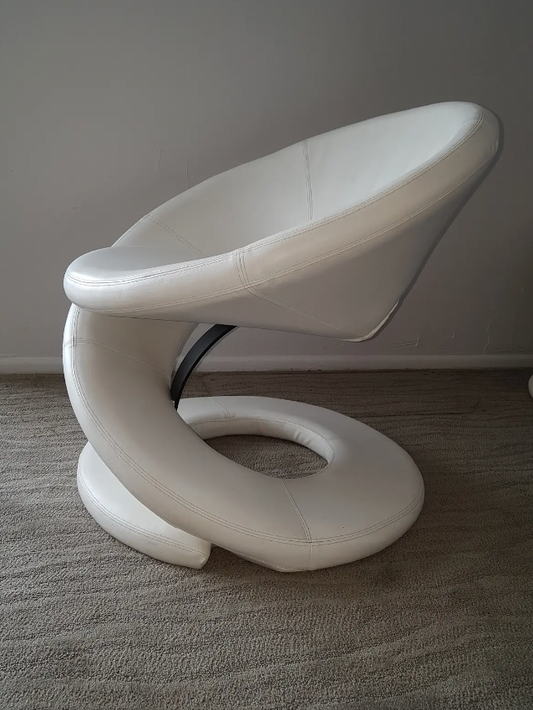 Louis Durot Spiral Chairs - Pair