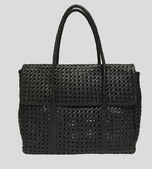 Violette Leather Bag in Black