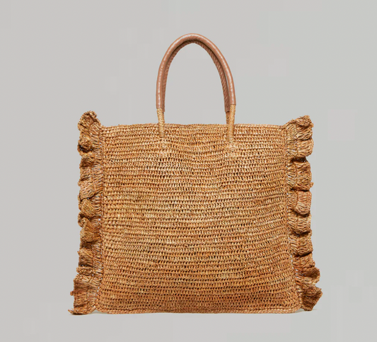 Eva Medium Tote in Sucre Brun - PREORDER for May 1 ship date