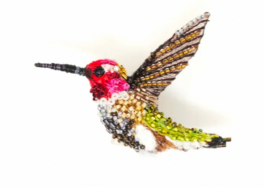 Sparkling Hummingbird Brooch Piin