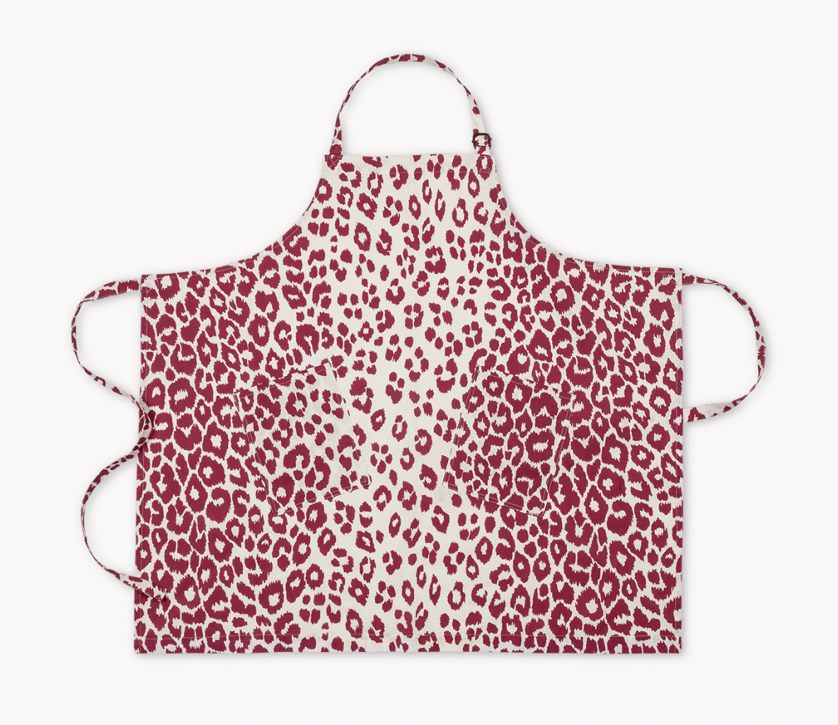 Red Leopard Apron