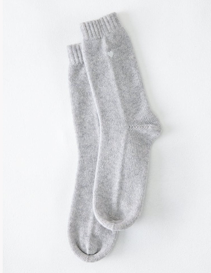 Cashmere Heart Socks