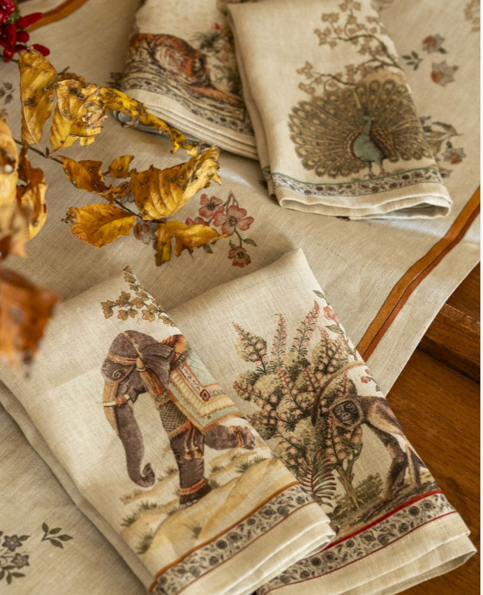 Mudra Dinner Napkins - Set of Four