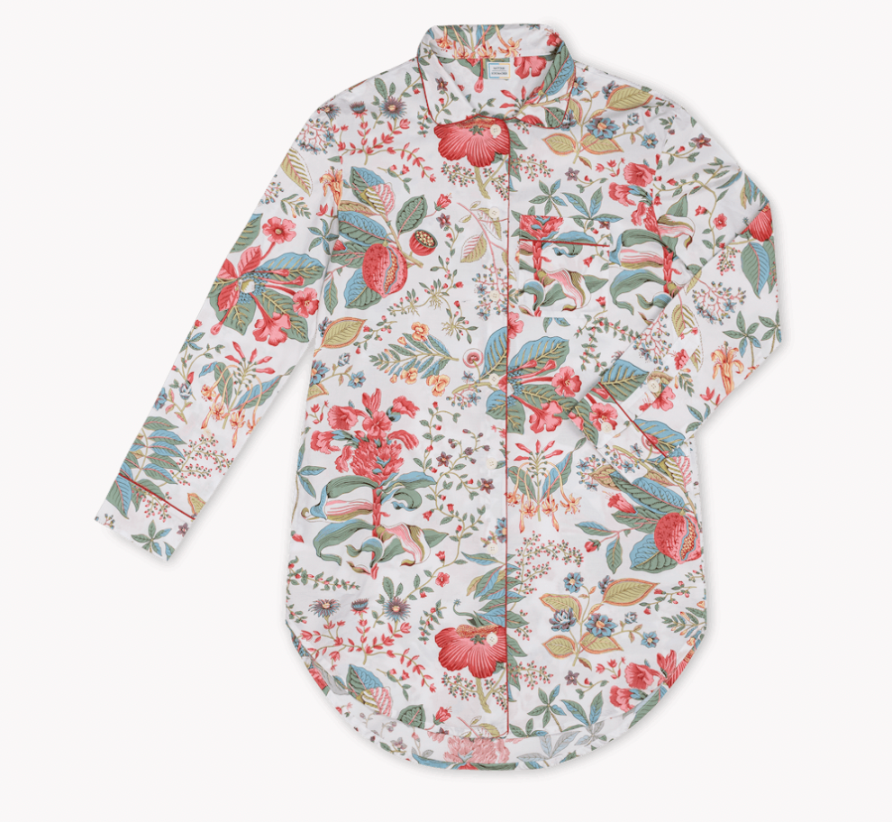Luca Pomegranate Sleep Shirt