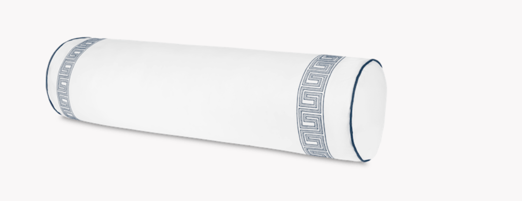 Matouk Ophelia Pique Bolster Pillow Cover