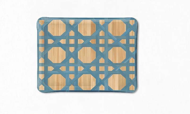 Epoch Valet Tray in Ocean Blue