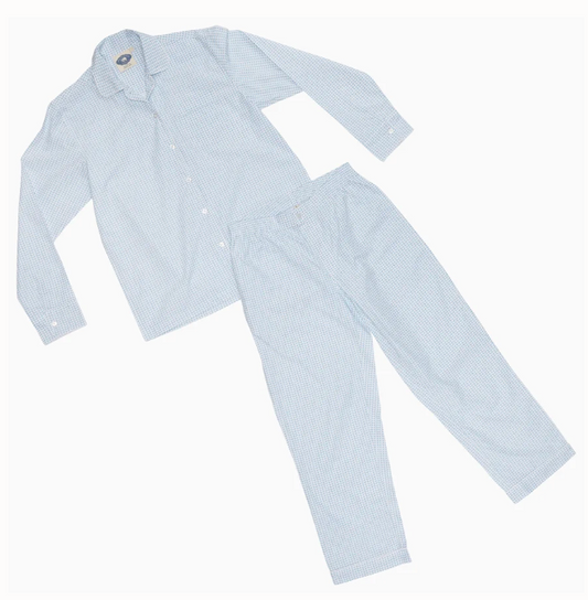 John Robshaw Cinde Light Indigo Pajama Set