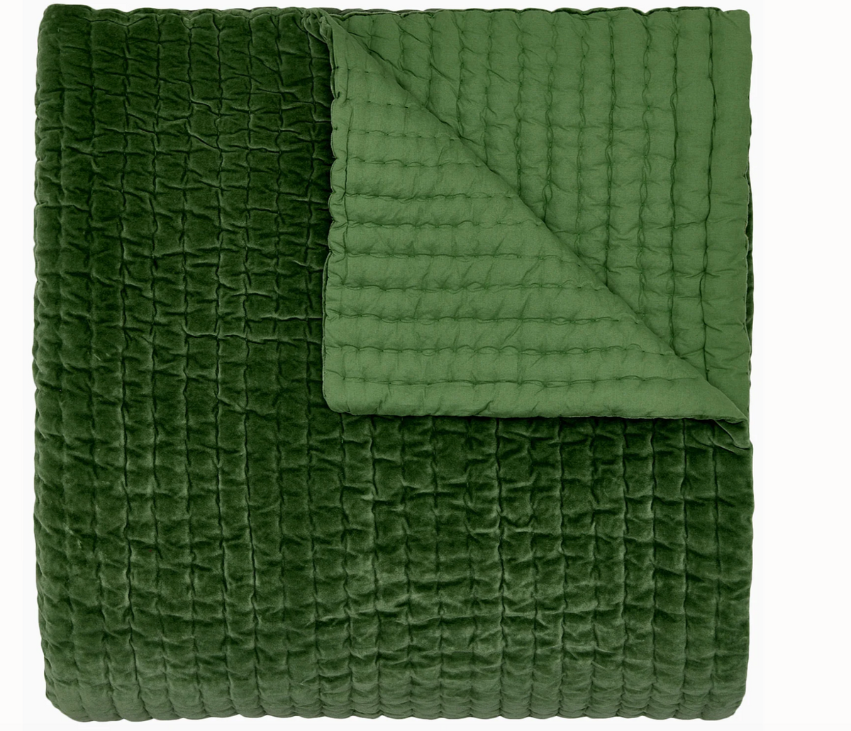 John Robshaw Velvet Moss Quilt