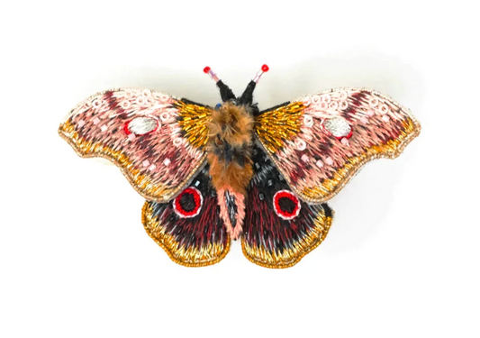 Emperor Mopane Moth Brooch Pin