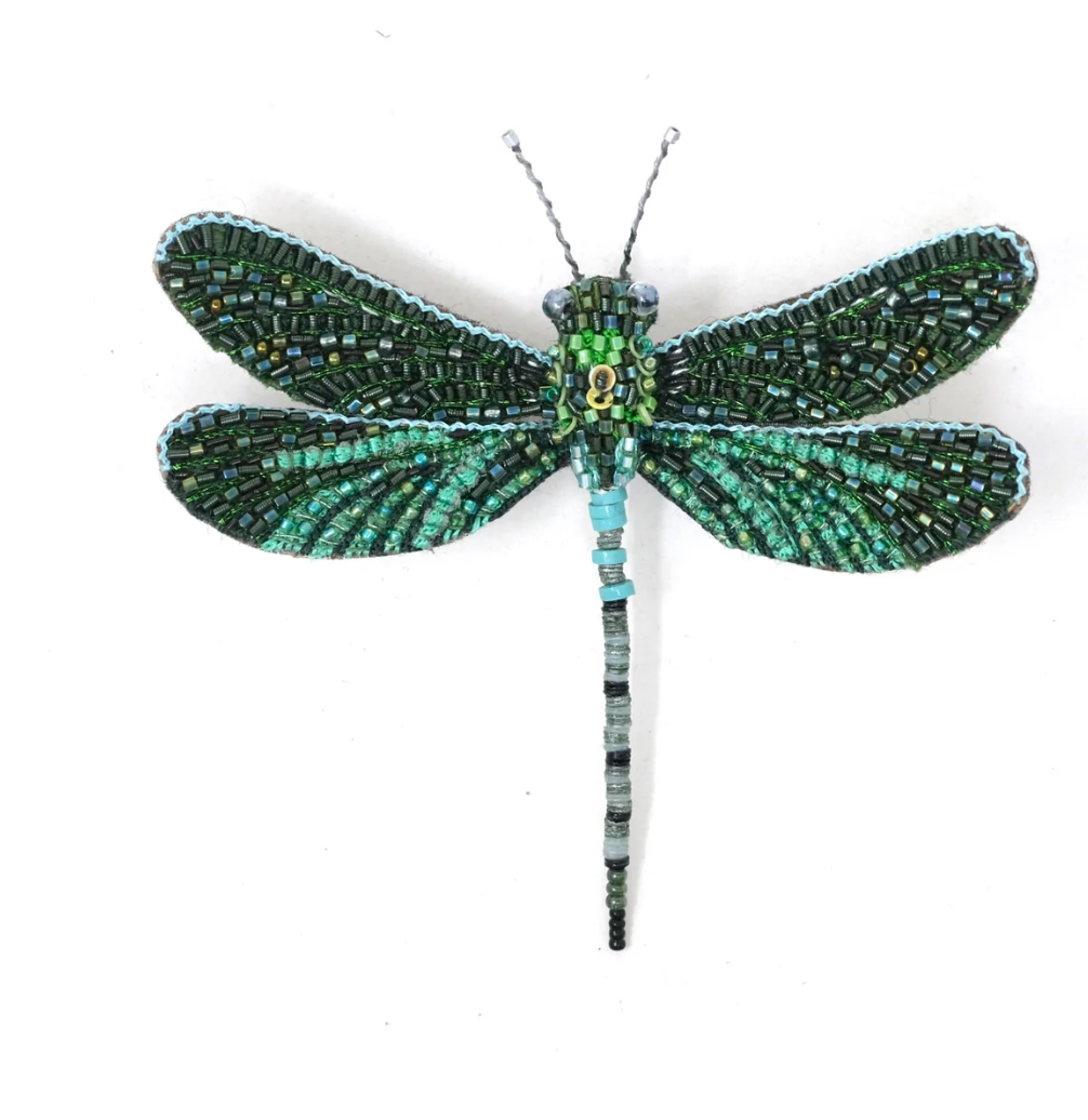 Pondhawk Dragonfly Brooch Pin