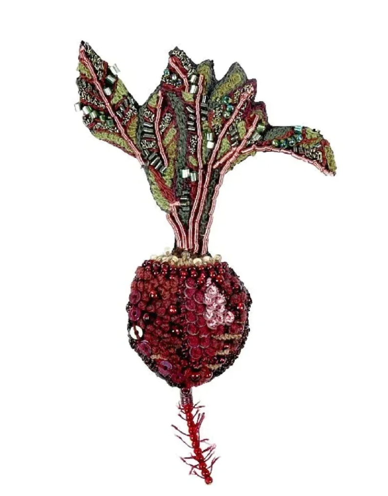 Beet Brooch Pin