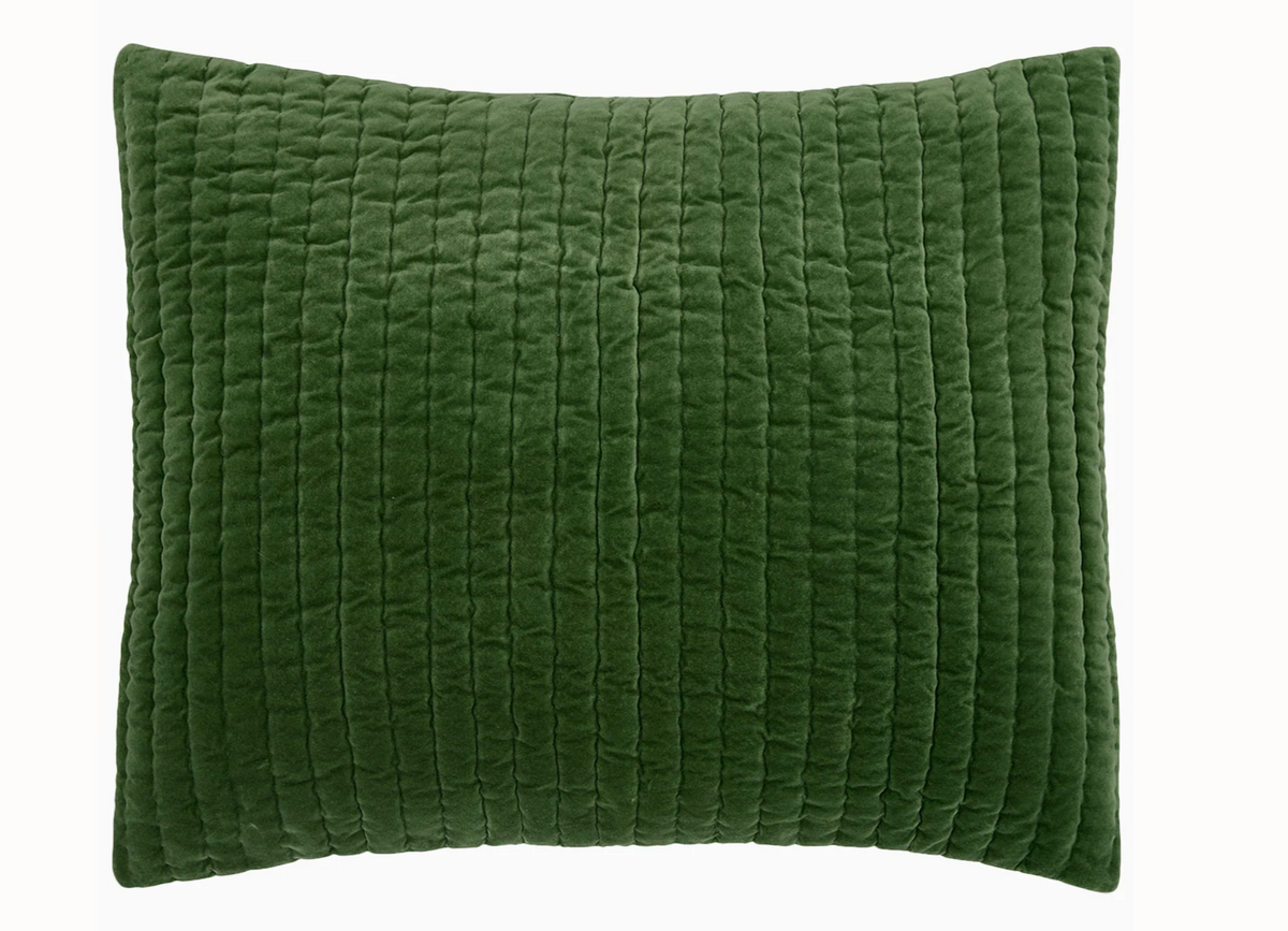 John Robshaw Velvet Moss Sham