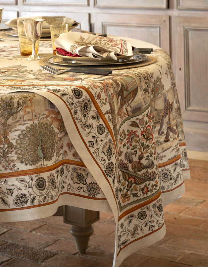 Mudra Tablecloth - 62" x 106"