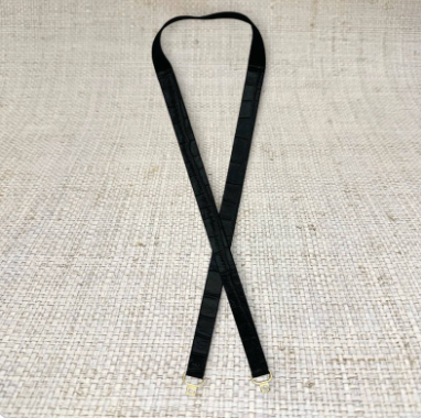 Thin Crocodile Leather Belt