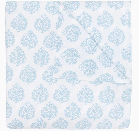 John Robshaw Mali Light Indigo Organic Duvet