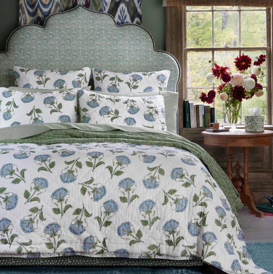 John Robshaw Farah Light Indigo Sham