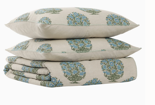 John Robshaw Vani Leaf Duvet Set