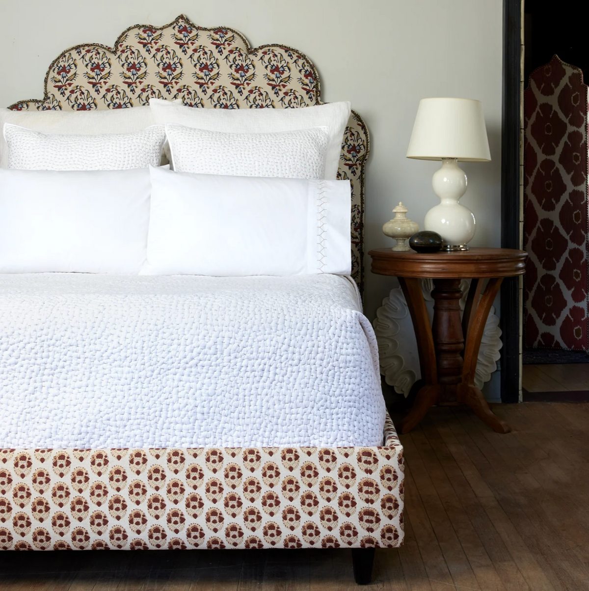 John Robshaw Organic Hand Stitched Sand Quilt