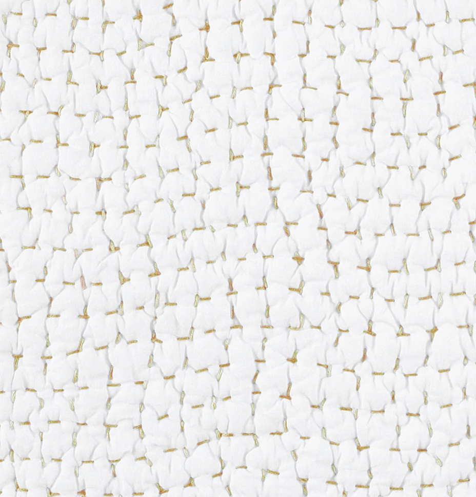 John Robshaw Organic Hand Stitched Sand Quilt