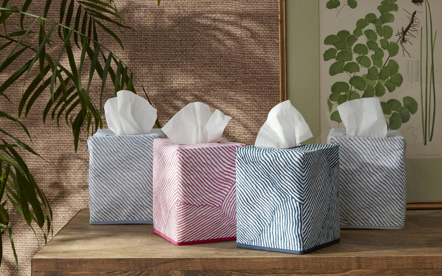 Burnett Tissue Box Cover Berry