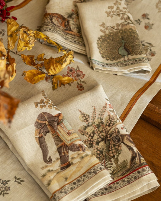 Tessitura Toscana Telerie Mudra Set of 4 Linen Napkins