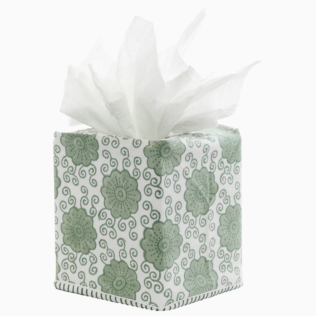 John Robshaw Damini Sage Tissue Box Cover