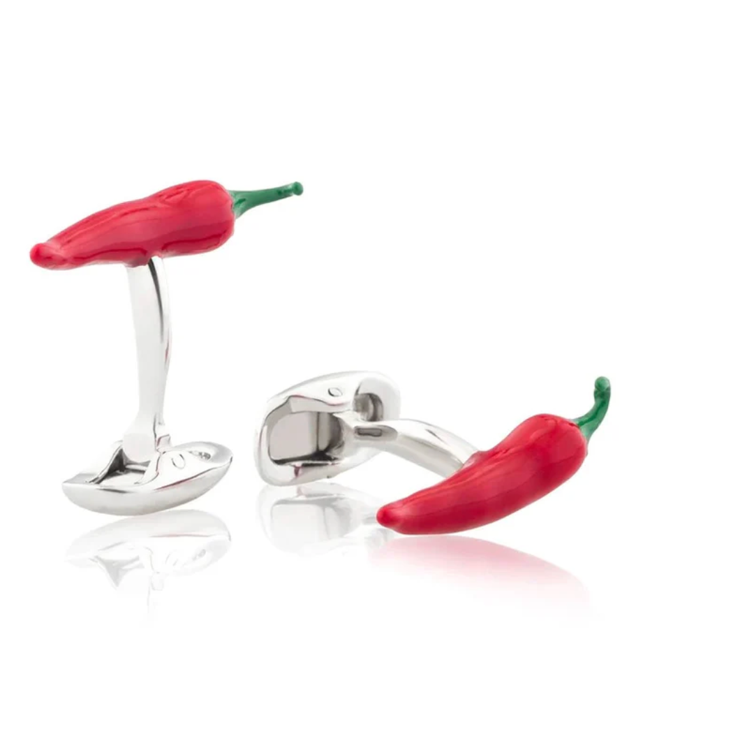 Red Chili Pepper Cufflinks