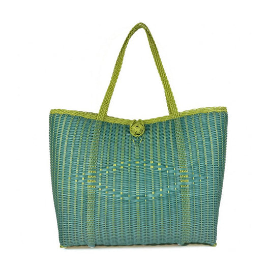 Metallic Sage Green Tote