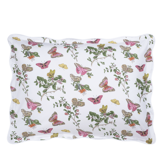 Baudin Butterfly Sham in Pink